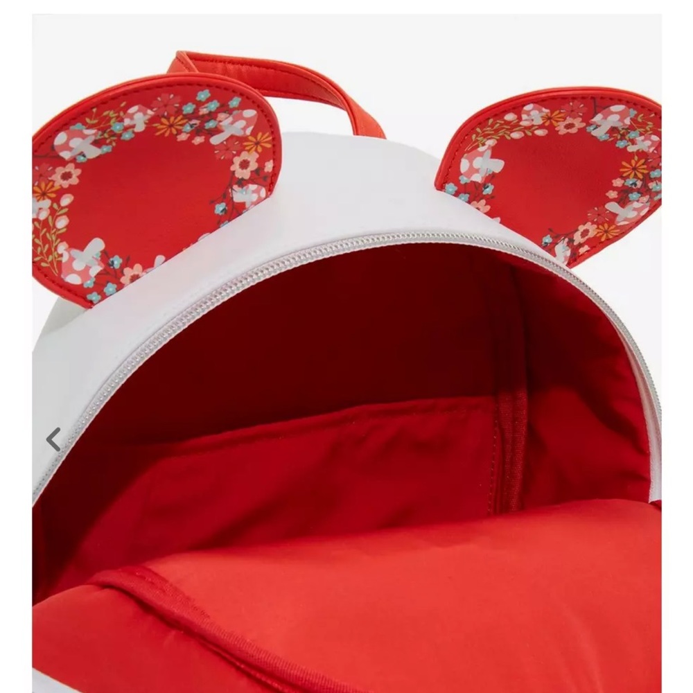 Loungefly Disney Minnie Mouse Mushroom Floral Mini
Backpack - Picture 4 of 5